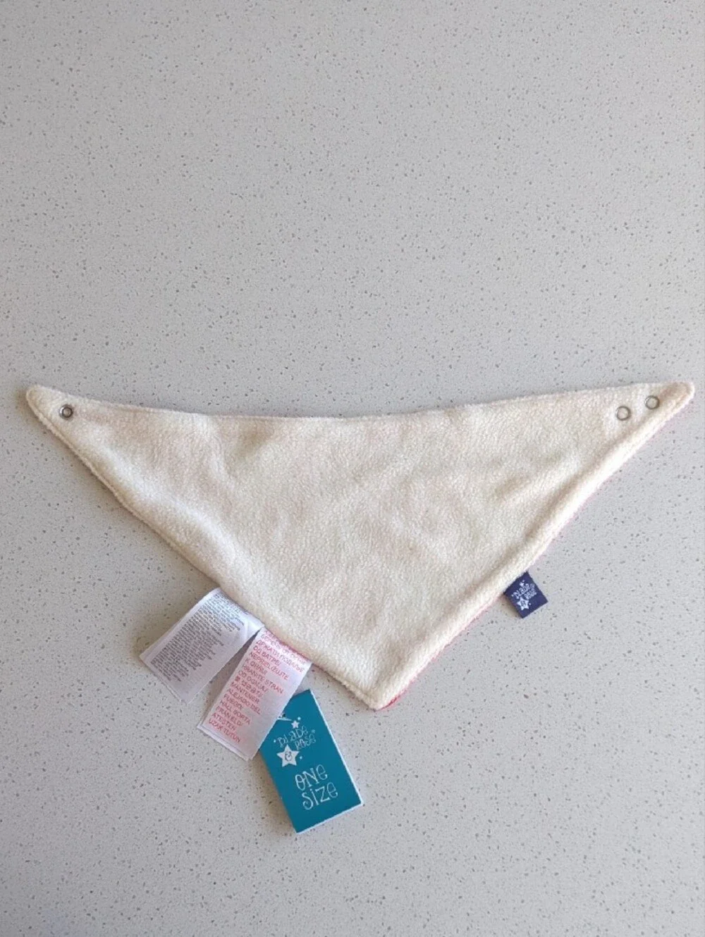 Red Highland Cow Bandana Bib with Snap Closure